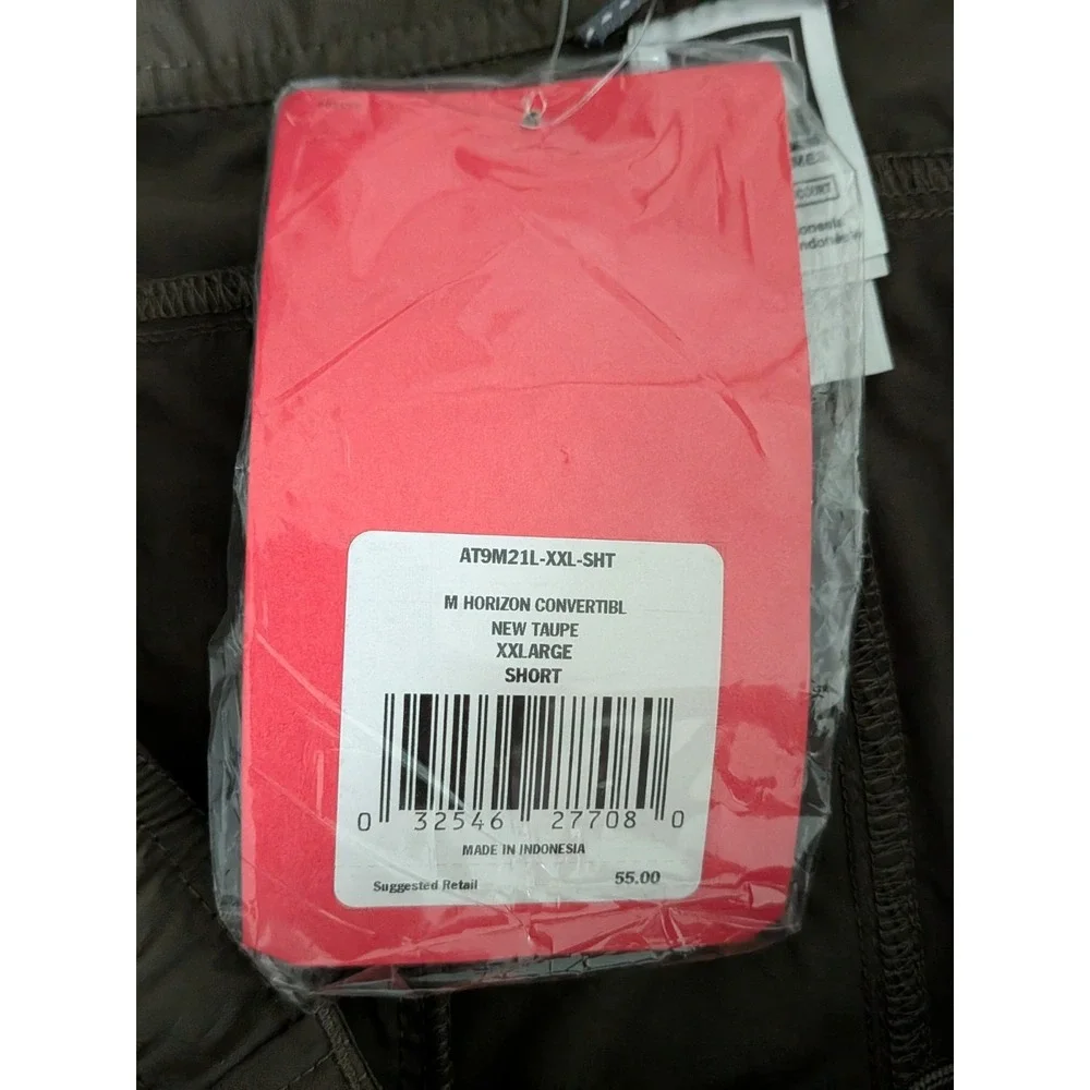 The North Face Horizon Convertible Hiking Pants Mens XXL Short (Fits 40x29) NWT